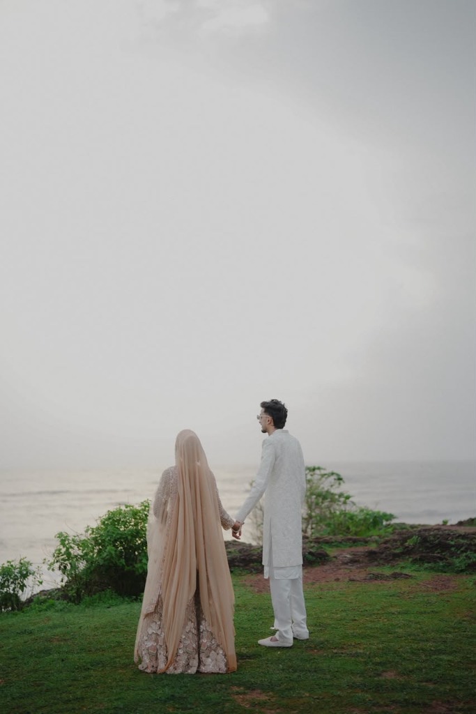 Coastal Sunset Couple Portrait